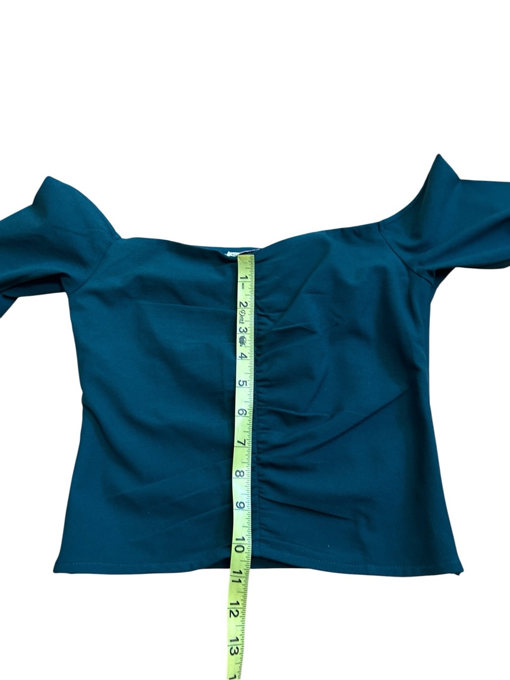 Abercrombie & Fitch Dark Green Zip Up Side Crop Top size XS NWT - Picture 3 of 6